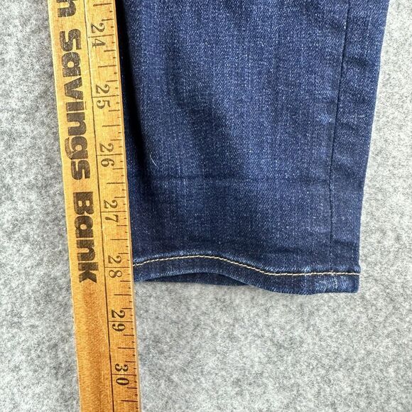 J Brand Jeans Womens 28 Blue Dark Vintage Wash Skinny Leg Stretch Denim Preppy - Picture 11 of 15